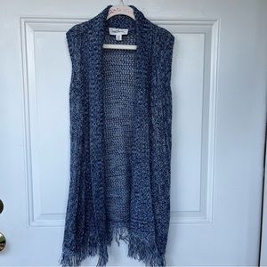•Cloud Chaser• Girls Crocheted Cardigan Duster - Size 7